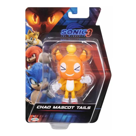 Sonic 3 Pelicula Figura Chao Mascot Tails 5 PuLG Serie 2