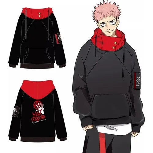 * Sudadera Con Capucha Jujutsu Kaisen Gojo Satoru Itadori Yuji