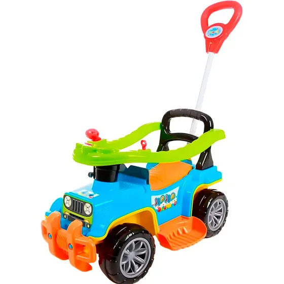 Carrinho Passeio Jip Jip Câmbio Buzina Som Infantil Maral Cor Colorido
