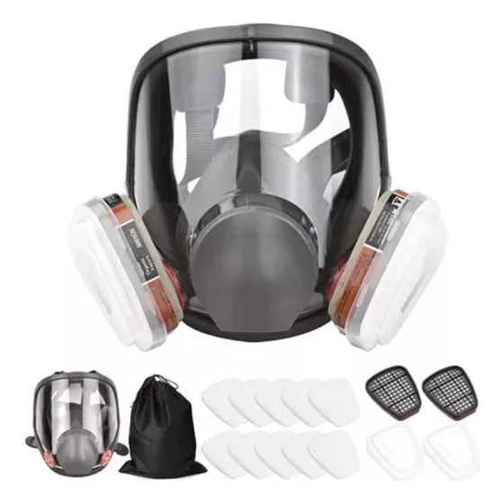 . Máscaras Antigás For Respiradores Visera Del Casco