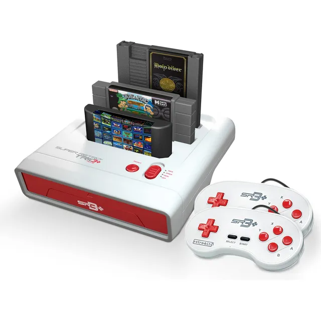 Sistema De Consola 3 En 1 Retro-bit Super Retro Trio Hd Plus