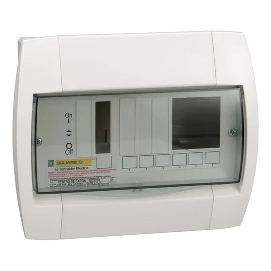Centro De Carga Qox 100a 1f 3h 120240v 10ka 8sp Blanco