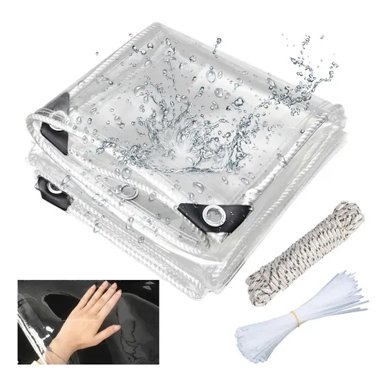 Lonas Impermeable Y Transparente De Pvc Multiusos 2m*3m