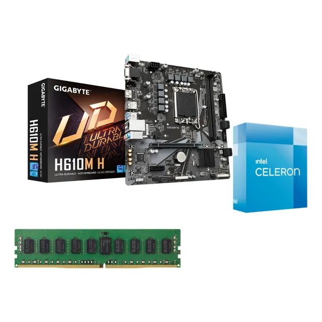 Kit Actualización Intel Celeron G6900 H610 Ddr5 8gb Kt