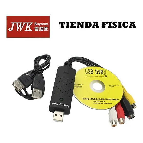 Capturadora De Video Rca A Usb  Para Pc Jwk | MercadoLibre