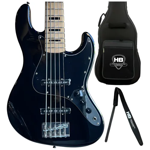 Baixo elétrico Fender Player Jazz Bass V Sunburst, 5 cordas