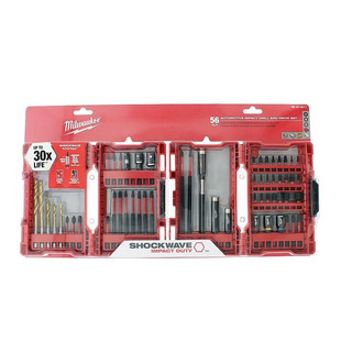 Juego Puntas Y Brocas Shockwave 56pzs 48-32-4017 Milwaukee Juego Puntas Y Brocas Shockwave 56pzs 48-32-4017 Milwaukee