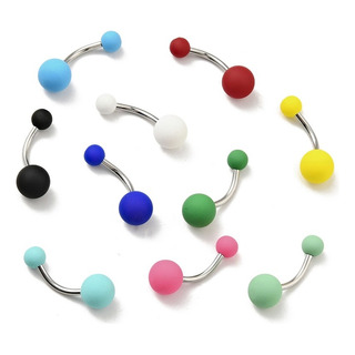 Piercing Ombligo 10 Piezas Acero Quirurgico Po1232 Piercing Ombligo 10 Piezas Acero Quirurgico Po1232
