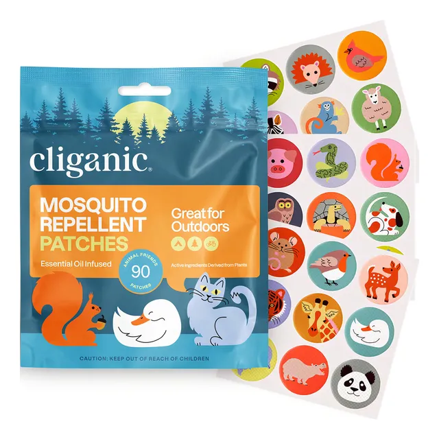 Cliganic Calcomanias Repelentes De Mosquitos (paquete De 90)