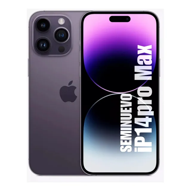 iPhone 14 Pro Max De 256gb Morado Esim Seminuevo