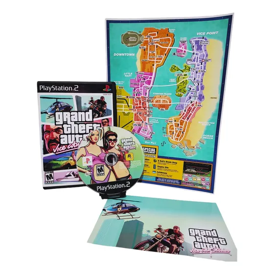 Gta Vice City Stories Pt-br Com Mapa Para Ps2