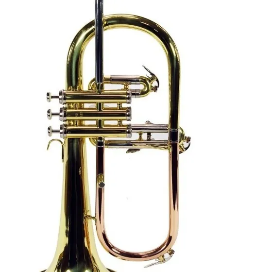 Flugelhorn Bb 3 Pistos Com Gatilho  Jtr012