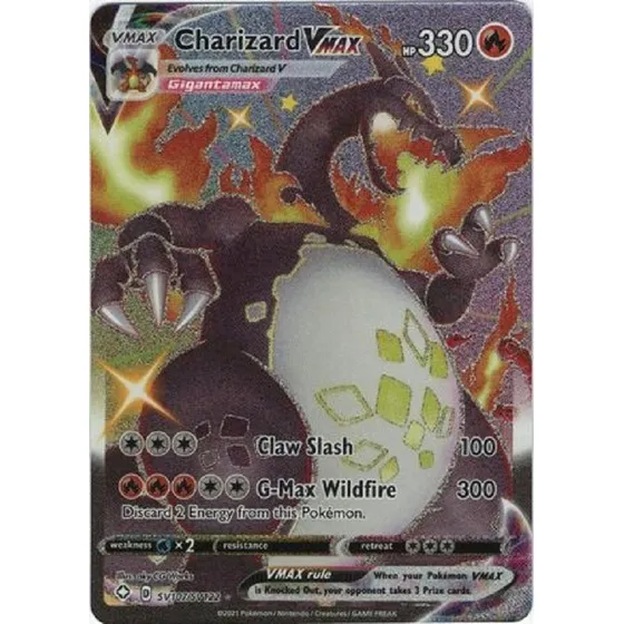 Charizard Vmax Sv107/sv122 Shiny Raro Pokemon Tcg
