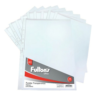 Fundas Transparente Oficio 100un Fultons Fundas Transparente Oficio 100un Fultons