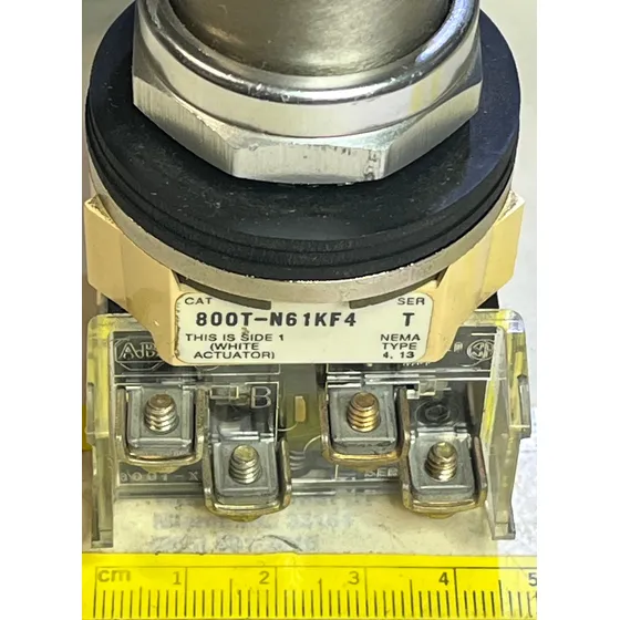 Switch Interruptor Llave Selector 4 Pos. Allen Bradley 800t