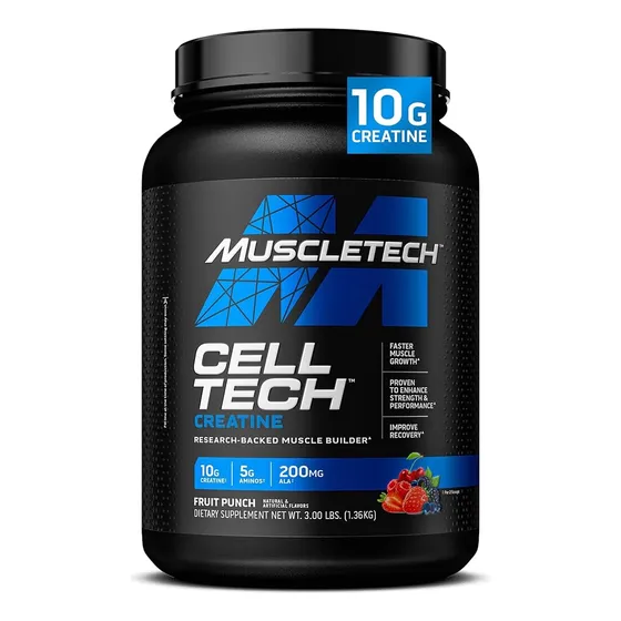 Muscletech Cell Tech Creatine 3 Lbs  Fruit Punch
