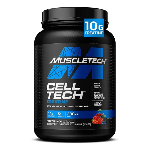 Muscletech Cell Tech Creatine 3 Lbs  Fruit Punch