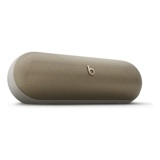 Alto-falante Bluetooth portátil Beats Pill Champagne Gold Champagne Gold - 24 horas de duração da bateria - Resistente à água - Sem usar as mãos.