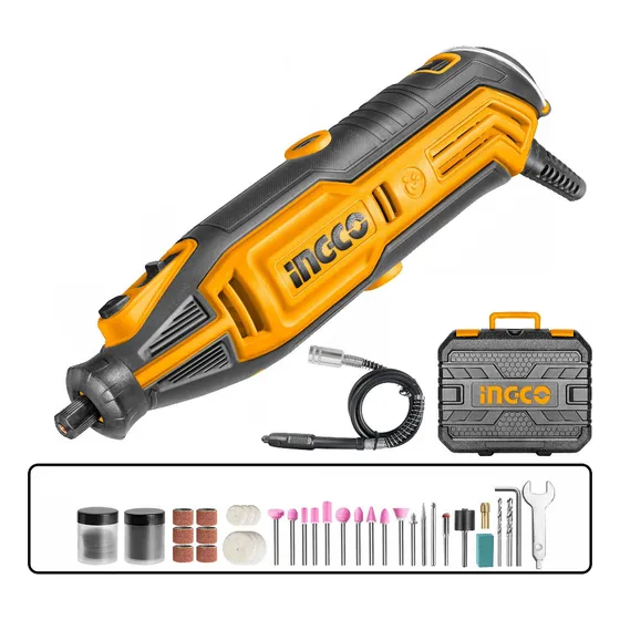 Mini Torno 130w C/ Accesorios Y Valija Ingco Mg13328