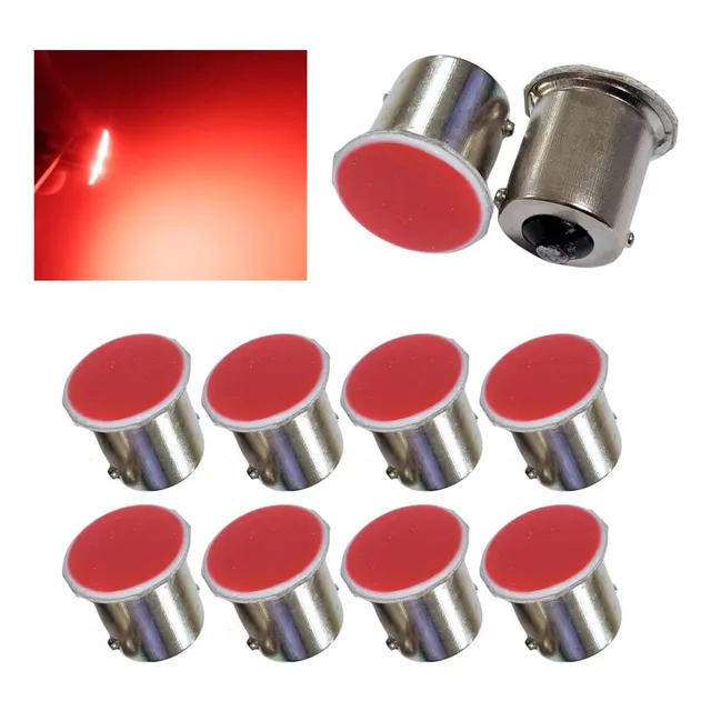 Kit 10 Lampada Cob Led Ba15s 1 Polo Cores Atacado