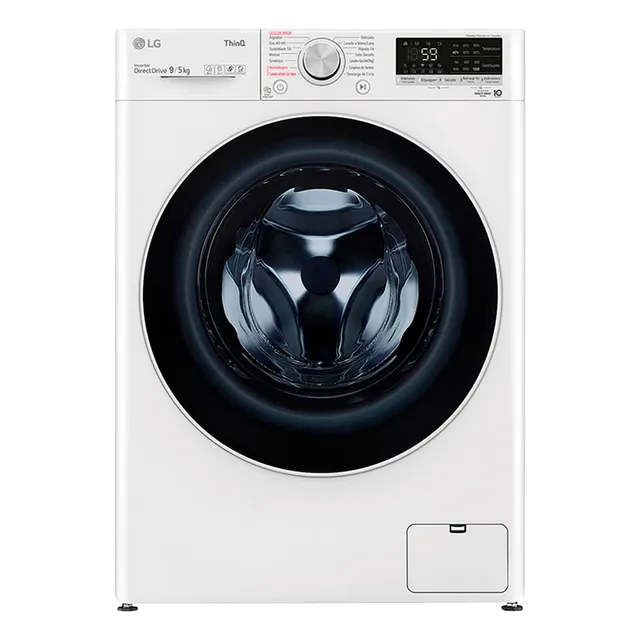 Lavasecarropas LG Frontal 9kg Inverter Thinq Wifi 