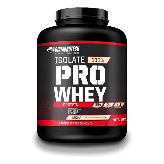 Diamondtech Proteína Isolate Pro Whey 29gr Proteína 5lbs Sabor Moka