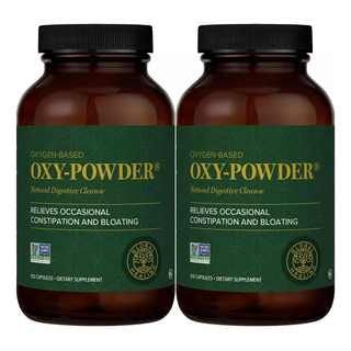 Kit 2 Oxy-powder Natural Colon Cleanse Global Healing 240cps Kit 2 Oxy-powder Natural Colon Cleanse Global Healing 240cps