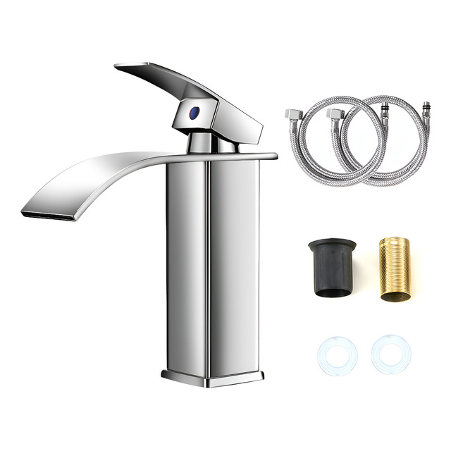 Heemli Torneira Cascata Quadrada Banheiro Fria E Quente Heemli Torneira Cascata Quadrada Banheiro Fria E Quente