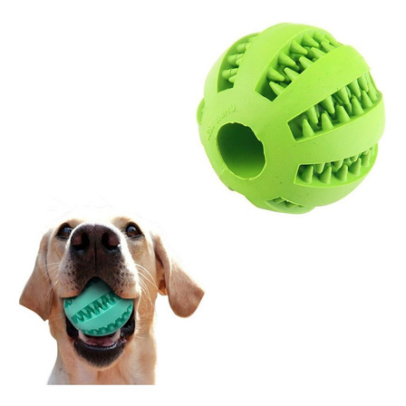 Juguete Perros Mordillo Pelota Dental Porta Alimento Gde Juguete Perros Mordillo Pelota Dental Porta Alimento Gde