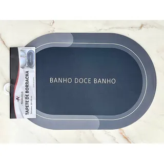 Tapete MĂĄgico Banheiro Ultra Absorvente Antiderrapante Casa Cor Cinza-escuro Tapete MĂĄgico Banheiro Ultra Absorvente Antiderrapante Casa Cor Cinza-escuro