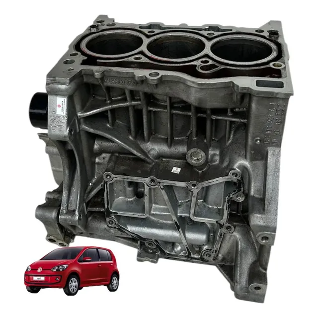 Bloco Motor Volkswagen Up 1.0 3 Cilindros Gol 1.o 3cc 