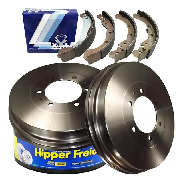 Kit Tambor Freio Traseiro + Sapata Hilux 3.0 05 06 07 08 09