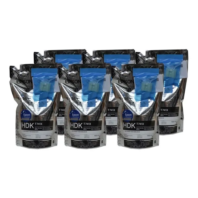 Tinta Epson Stylus Pro Ultrachrome Ds Negro Hdk 6pack T741x 
