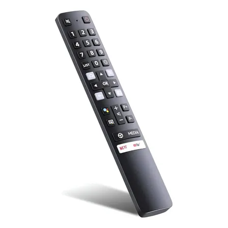 Control Remoto Para Tcl Smart Tv Android Sin Voz Netfl Youtu Negro