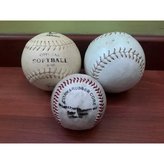 Pelotas Softbol. Usadas