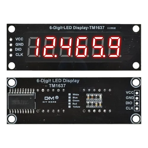 Módulo Display Qifei 7 Seg 4 Dígitos 74HC595 Arduino/Raspberry
