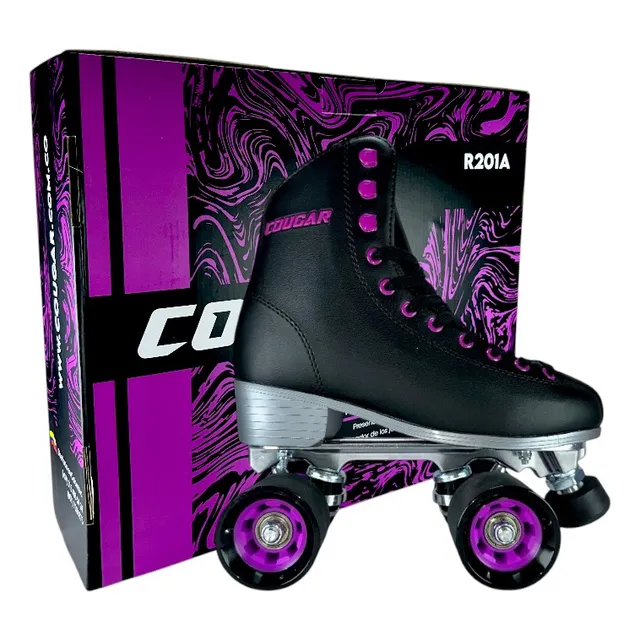 Patines 4 Ruedas Artisticos Semiprofesionales En Goma Cougar