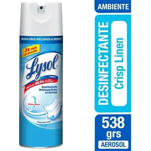 Desinfectante En Aerosol 538grs Crisp Linen Lysol