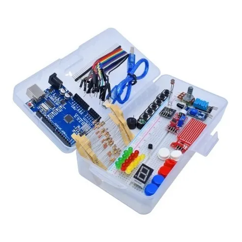 Kit Arduino Basico Para Iniciacion En Electrónica Robotica