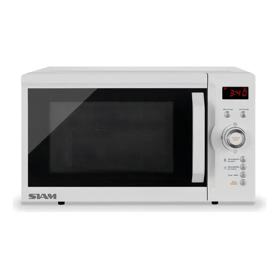 Microondas Grill Digital Siam Mdgsi23n 23 Lts 800w