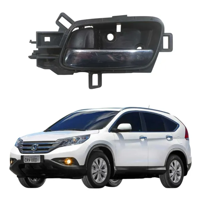 Maçaneta Interna Porta Traseira Esquerda Cr-v 2012 A 2016 