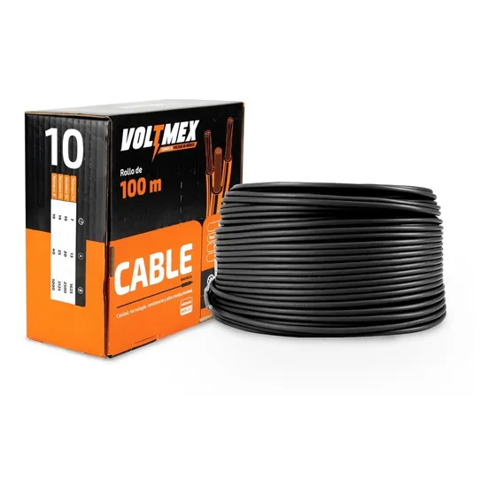 Cable Eléctrico Calibre 10 Con 100 Metros