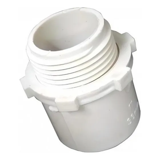 Conector Pvc 3/4 Blanco Electricidad Pack 4 Piezas