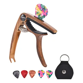 Cejilla De Guitarra, Soporte Para Púas Y Púas Para Guitarras Cejilla De Guitarra, Soporte Para Púas Y Púas Para Guitarras