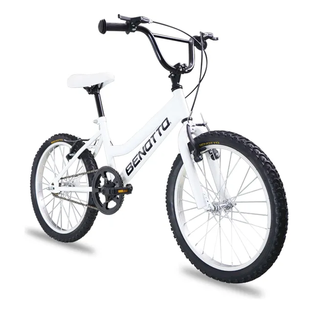 Bicicleta Benotto Pmo R20 1v Niña Frenos V Acero Blanco