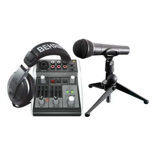Behringer Podcastudio 2 Usb Paquete Grabación Podcast Usb Color n/a