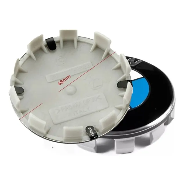 Centro De Rin Bmw Tapa Emblema Copa 68 Mm Azul Blanco X1 