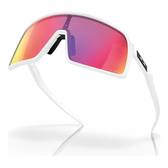 Gafas Oakley Sutro de color blanco mate con lentes Prizm Road Oo9406