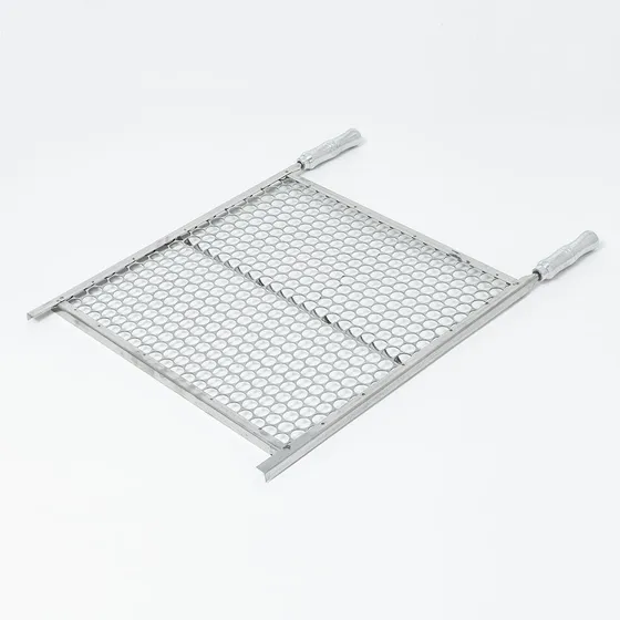 Grelha Moeda Aço Inox 60 X 50 Cm Para Churrasco