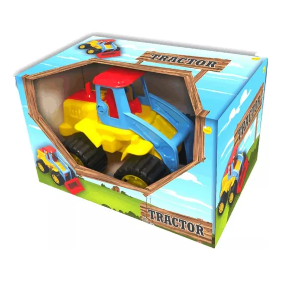 Tractor De Juguete Grande 40x20x21 En Red.mayorista